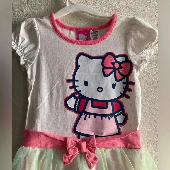 Sanrio Hello Kitty Mesh Cake Dress 4T - Picture 4 of 9